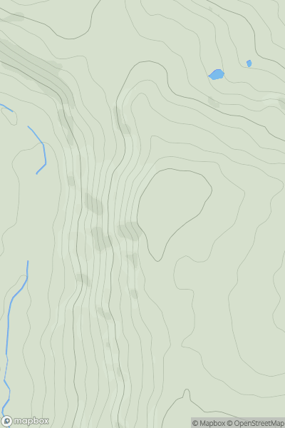 Thumbnail image for Beacon Hill [Lancashire, Cheshire and S Pennines] [SE102250] showing contour plot for surrounding peak